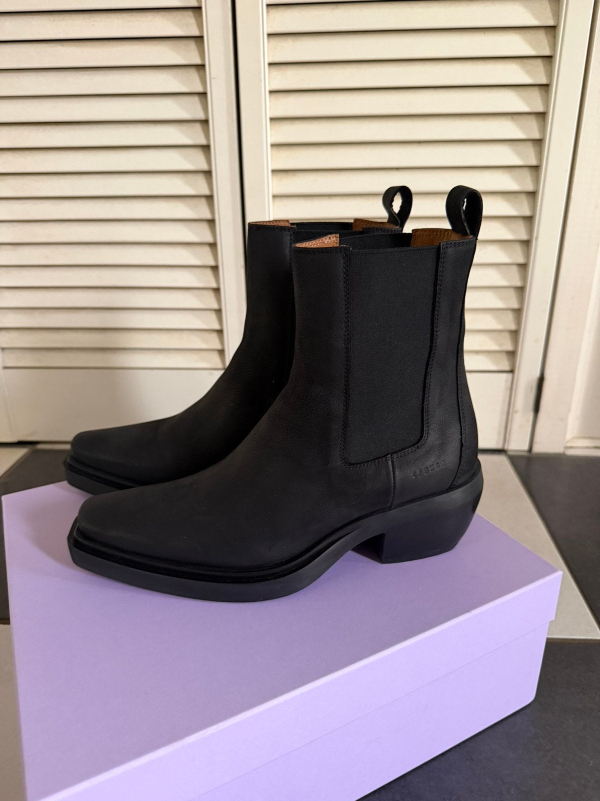 Nieuwe Copenhagen Studios Waxed nubuck boots 40, Verzenden, Nieuw, Zwart