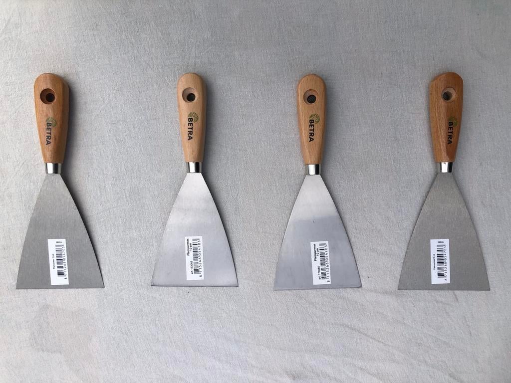 Betra plamuurmessen set - 4 stuks, Ophalen of Verzenden, Zo goed als nieuw