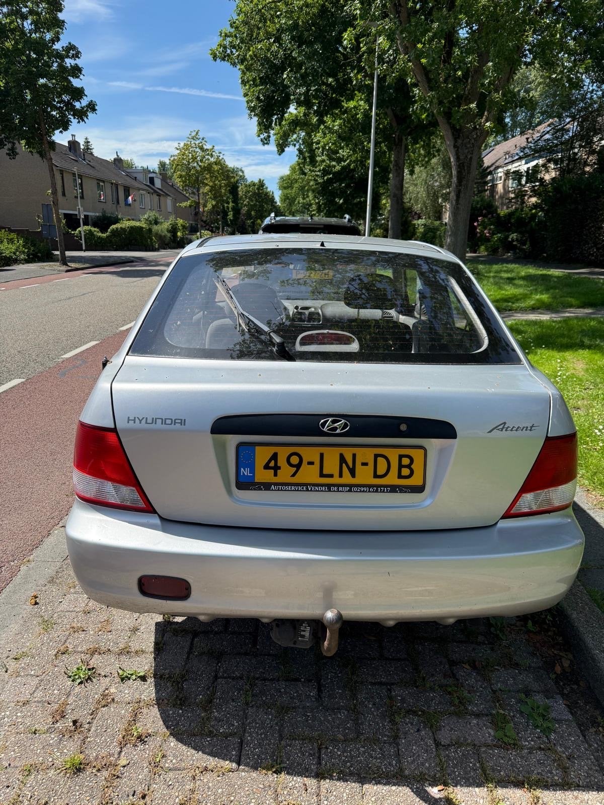 Hyundai Accent 1.3 3DRS 2003 Grijs, Auto's, Hyundai, Voorwielaandrijving, Accent, 40 €/maand, 4 cilinders