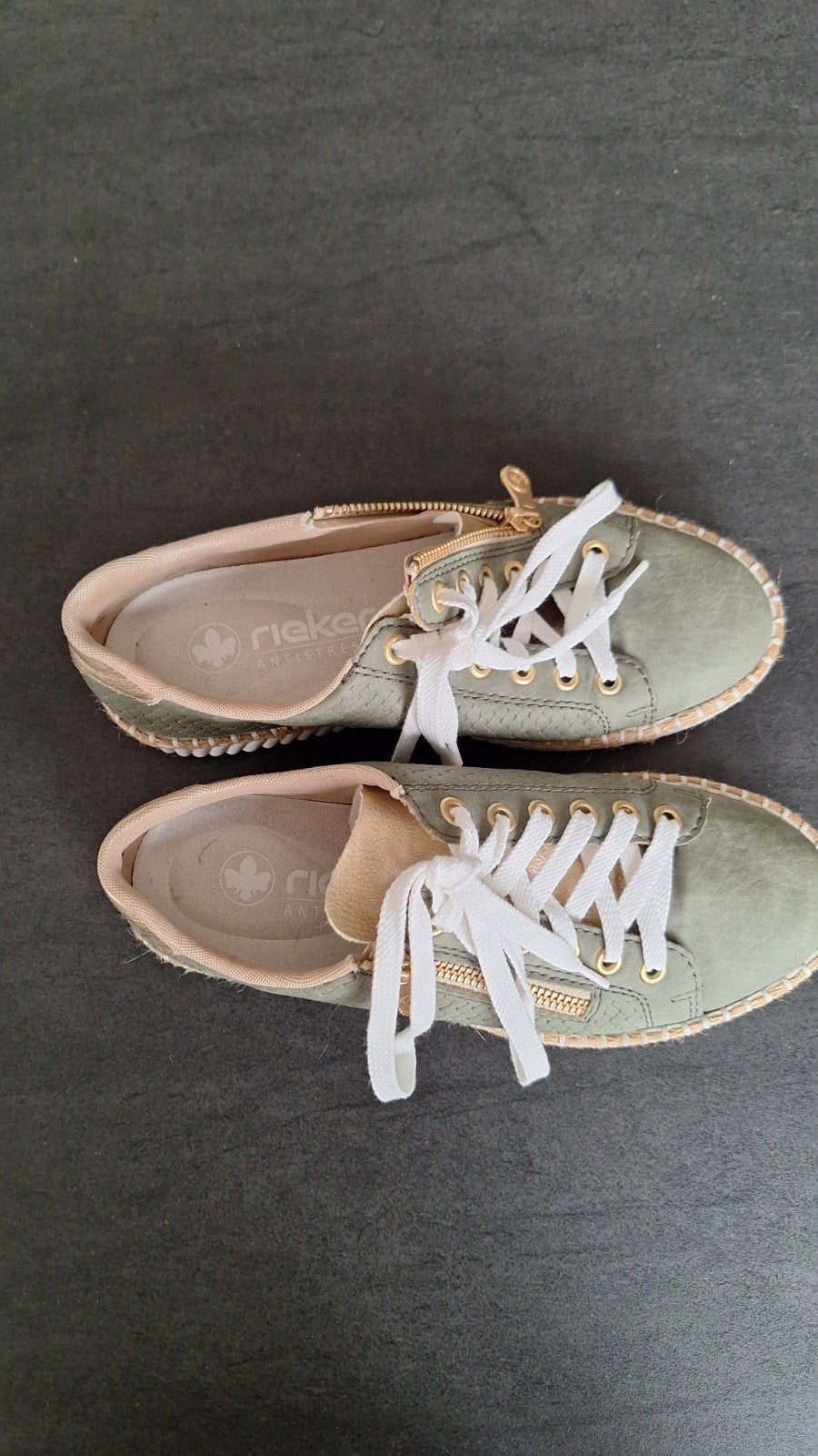 dames schoenen Rieker, maat 36 kleur groen, Ophalen of Verzenden, Groen, Rieker, Sneakers of Gympen