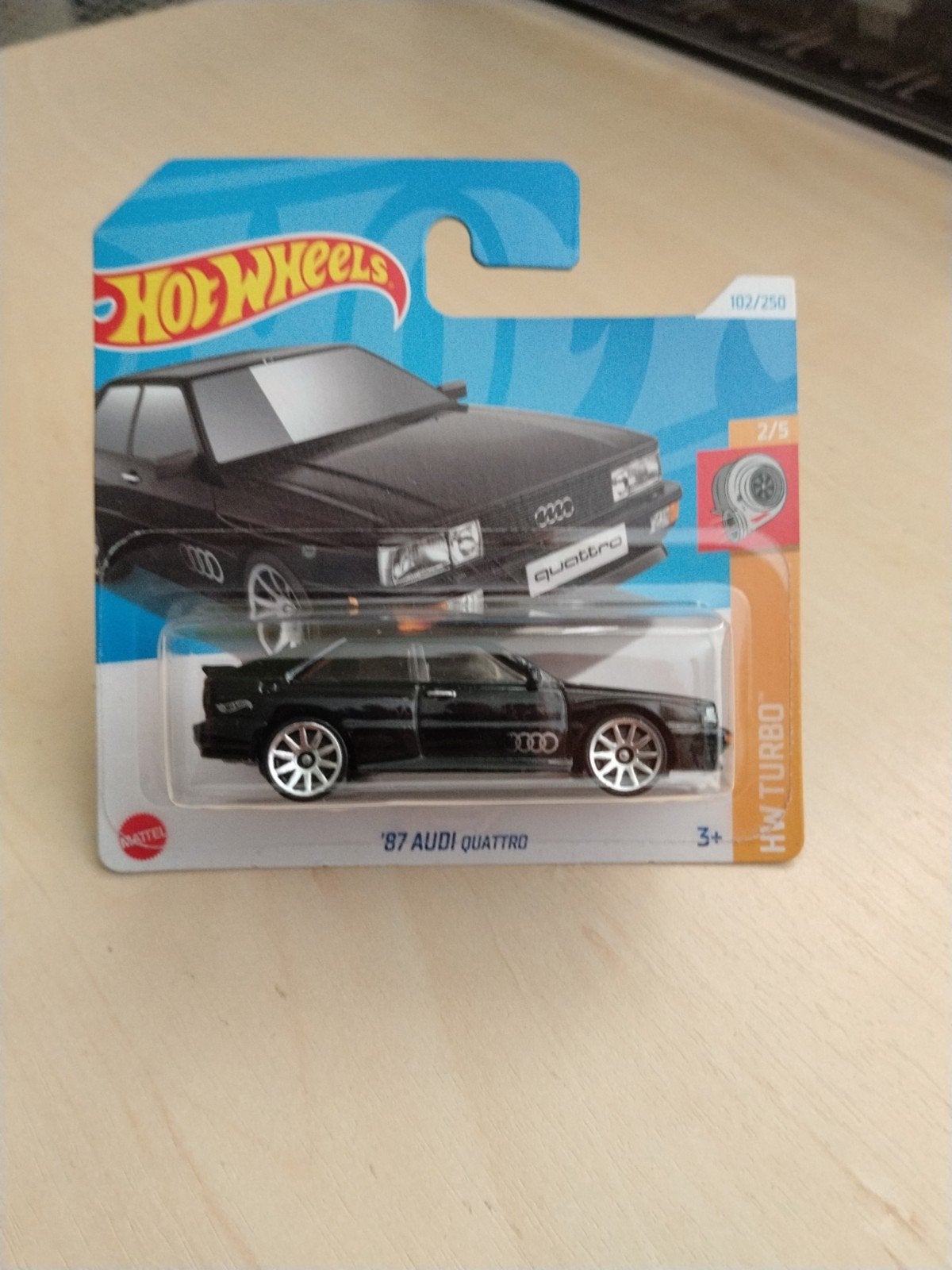 Hotwheels '87 audi quattro hot wheels, Ophalen of Verzenden, Nieuw, Auto