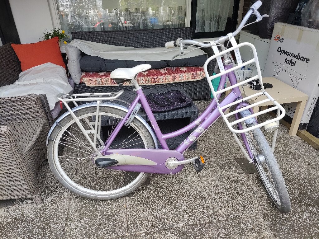 28 inch goede BATAVUS oma fiets met versnellingen, Ophalen, Gebruikt, Versnellingen, Batavus