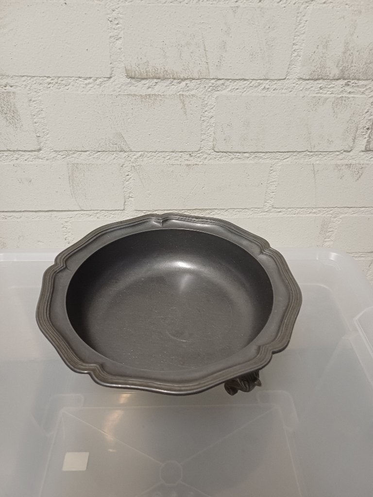 schaal tin, Ophalen