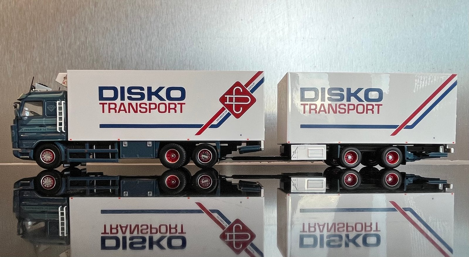 Tekno Scania 143 Disko koelcombi van Jan Zwarteveld, Ophalen of Verzenden, Nieuw, Bus of Vrachtwagen, Tekno
