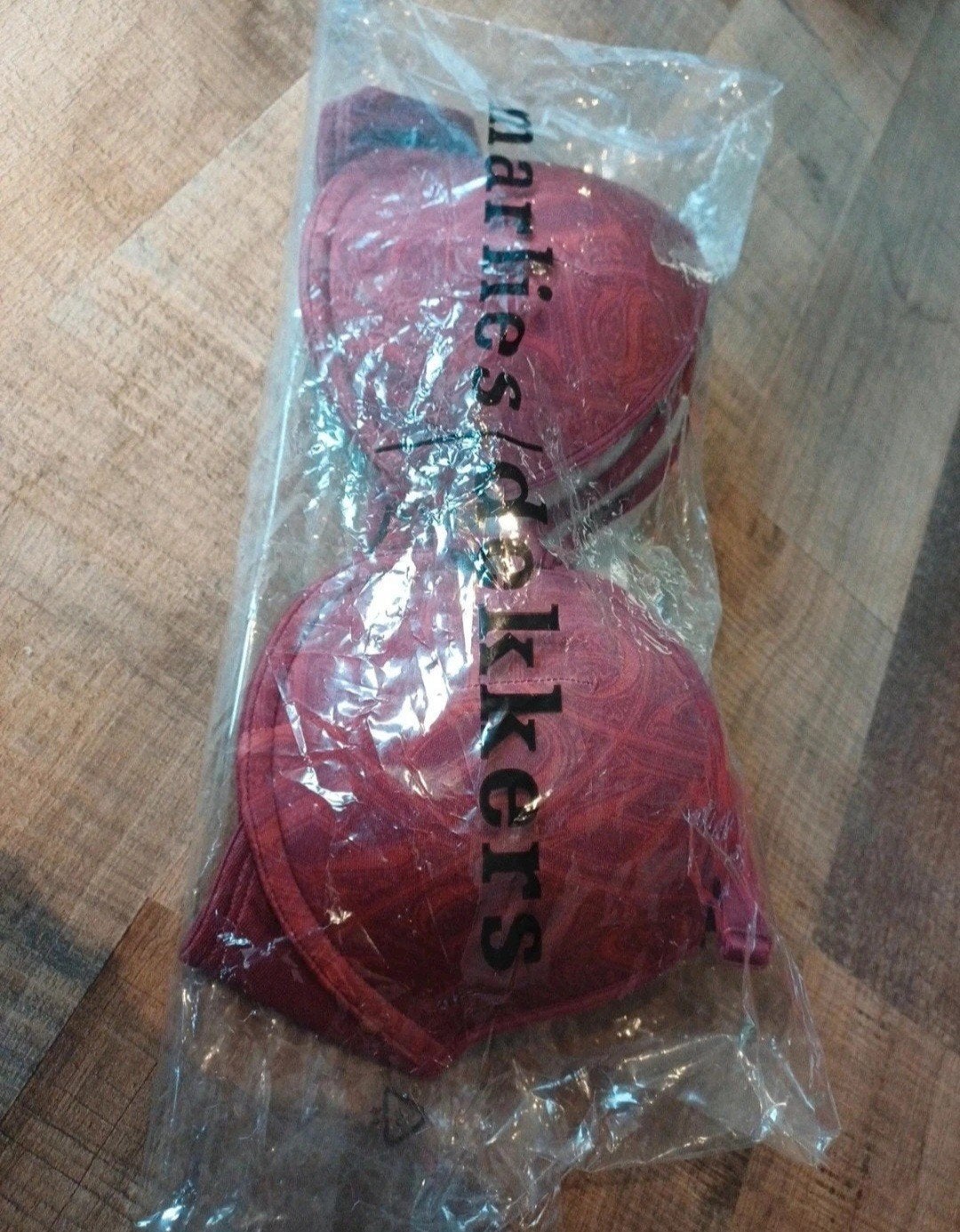 Nieuw! Prachtige bordeaux push up Marlies Dekkers beha, Marlies Dekkers, Ophalen of Verzenden, Rood, BH