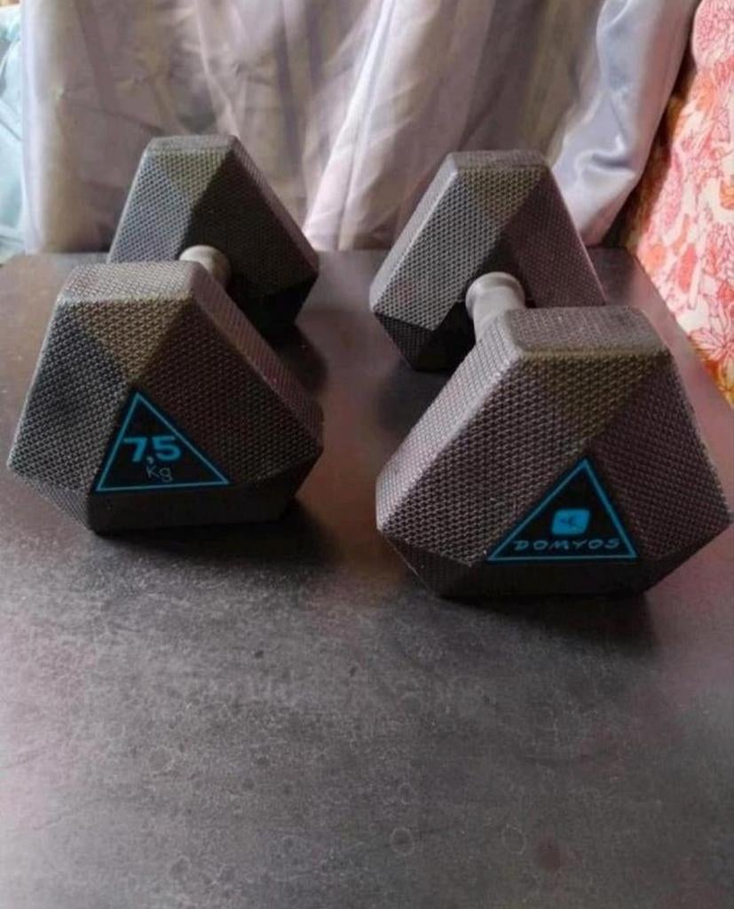 Domyos Dumbbells - 2 X 7.5KG, Ophalen, Zo goed als nieuw, Dumbbell