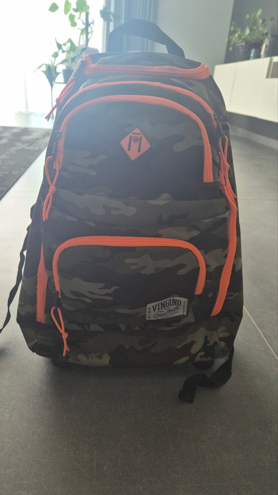 Vingino Camouflage Rugzak met Wieltjes, 30 tot 40 cm, Rugtas, 40 tot 50 cm, Ophalen of Verzenden
