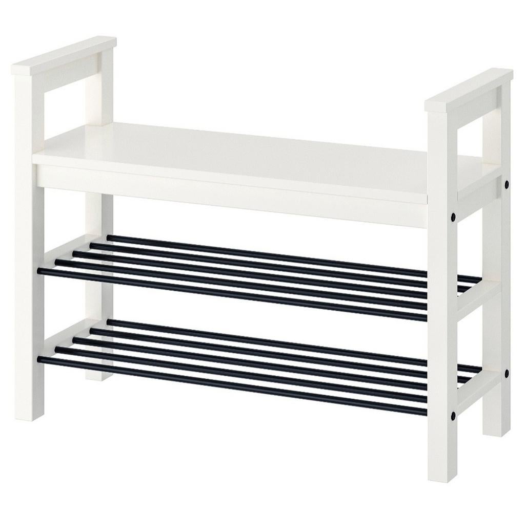 IKEA HEMNES schoenenrek / halbankje wit 77cm, Ophalen, Zo goed als nieuw