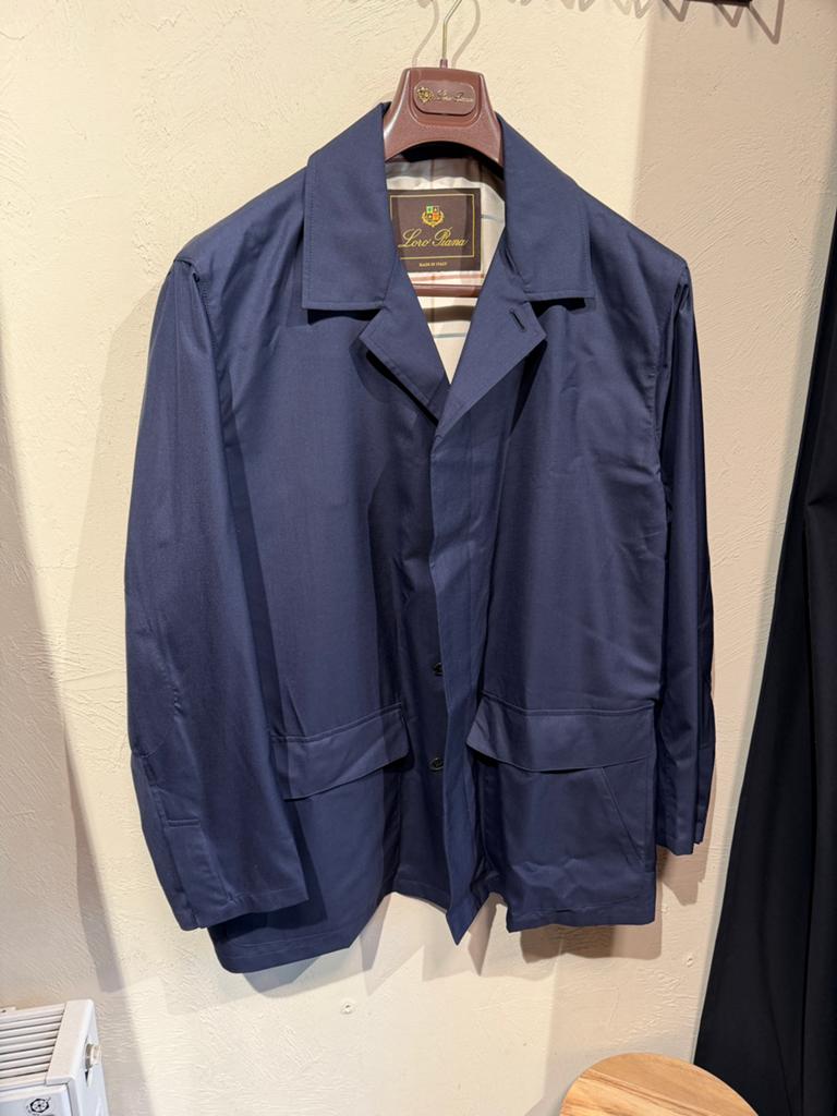 Blauw jack van Loro Piana. Nieuw. Maat XXXL. Cashmere-zijde, Customerservice.eu@loropiana.com, Blauw, Nieuw, Overige maten