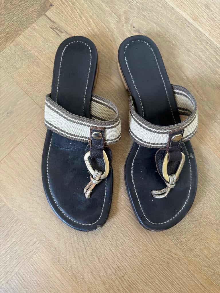 Scapa slippers maat 38 - comfortabel en stijlvol, Slippers, Bruin, Ophalen of Verzenden, Zo goed als nieuw