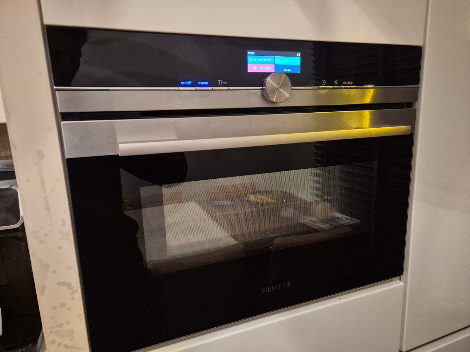 Siemens Combi-oven CB636GBS1 - Goede staat, Witgoed en Apparatuur, Ophalen, 45 tot 50 cm, 60 cm of meer, Siemens
