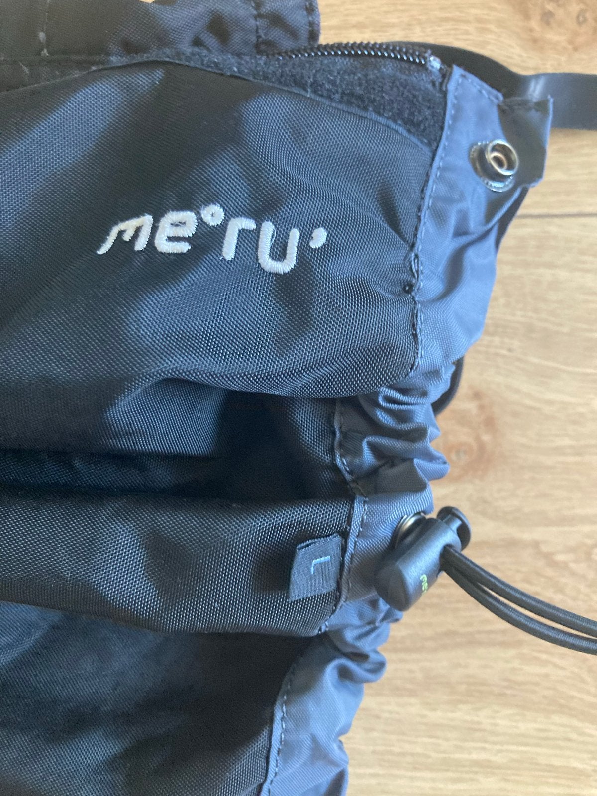 Meru Gaiters / gamaschen - Zwart, Sport en Fitness, Bergsport en Wandelen, Ophalen of Verzenden, Zo goed als nieuw, Overige typen