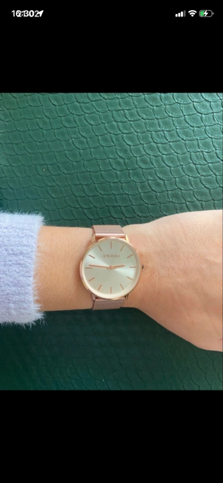 Supertrash rosékleurig horloge, Overige merken, Gebruikt, Staal, Polshorloge