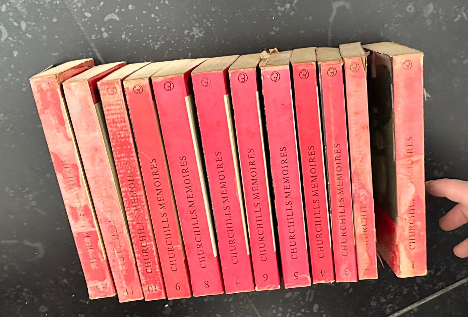 Complete 12-delige uitgave van Churchills Memoires, Ophalen, 20e eeuw of later, Gelezen, Europa