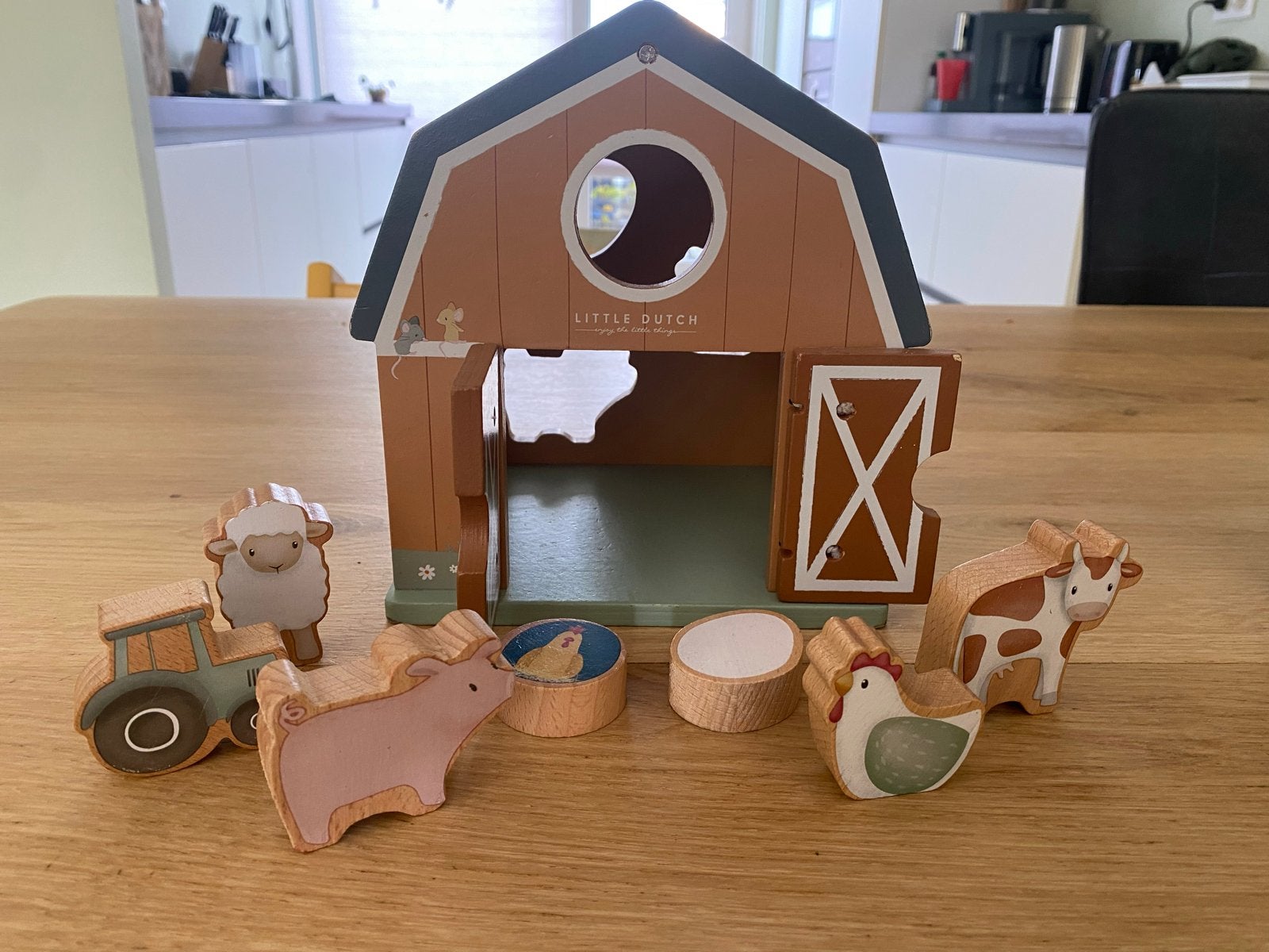 Little Dutch Houten Boerderij met Dieren Vormenstoof, Ophalen, Gebruikt, Overige typen