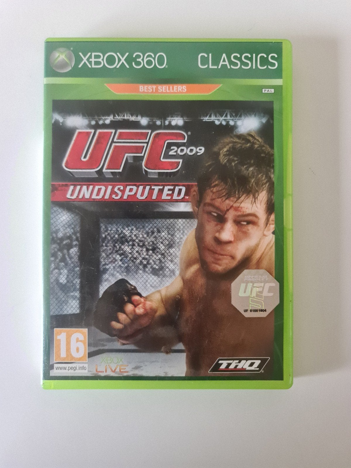 UFC 2009 Undisputed Xbox 360 (Classics)., Gebruikt, Vechten, 2 spelers, Eén computer