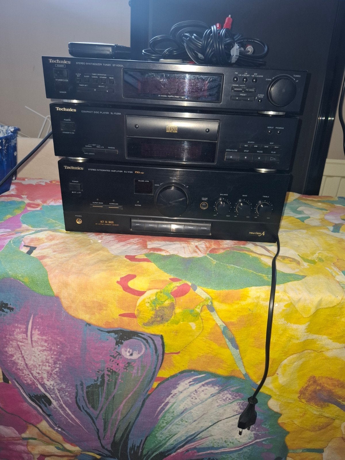 Technics Stereo Set: Tuner, CD-speler, Versterker, Ophalen