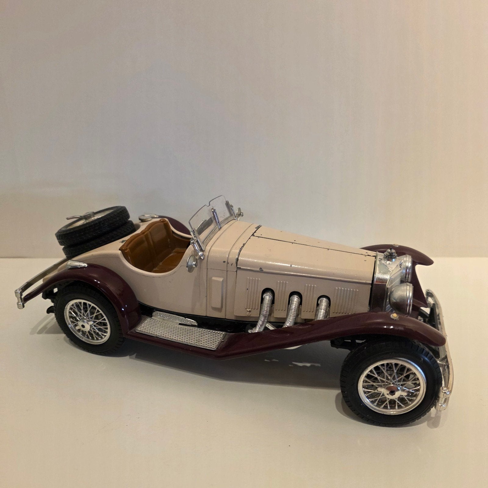 1928 Mercedes-Benz SSK door Bburago schaalmodel, Ophalen of Verzenden, Gebruikt, Auto, Bburago