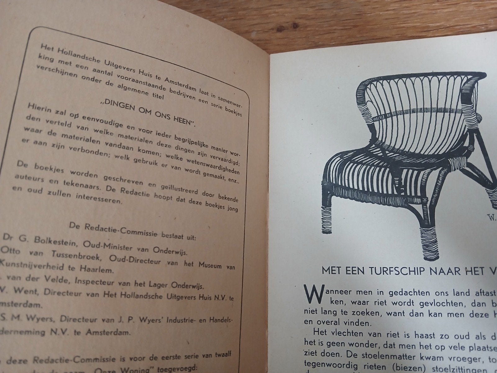 Het rieten meubel - Dingen om ons heen, Boeken, Ophalen of Verzenden, Gelezen, H.L. van Blaricum, Interieur en Design
