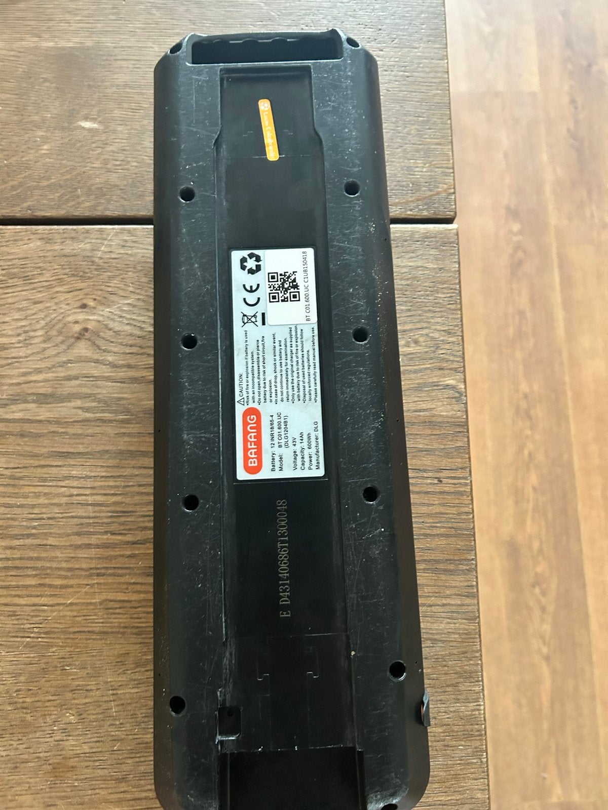 Amslod 43-Series E-bike Accu (43V, 12.8Ah, 550Wh), Gebruikt