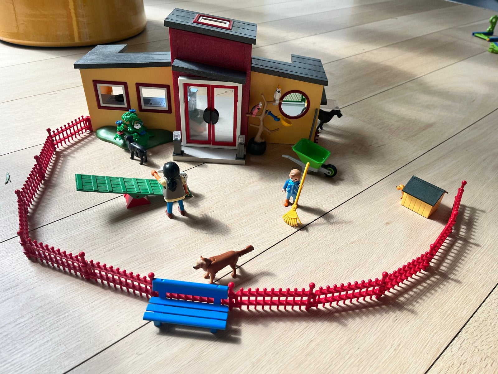 PLAYMOBIL Dierenpension met veel accessoires, Ophalen of Verzenden, Zo goed als nieuw, Jongen of Meisje