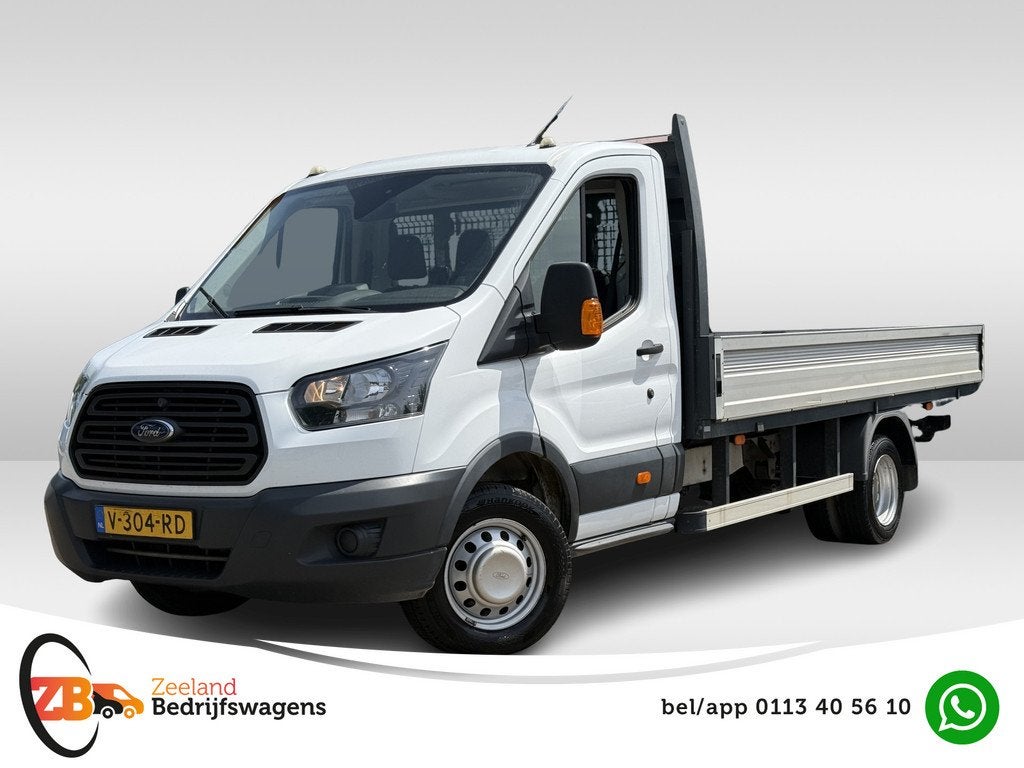 Ford Transit 350 2.0 TDCI 170PK L4H1 Open laadbak | 4.20x2.2, Auto's, Bestelauto's, 4 cilinders, Origineel Nederlands, Bedrijf