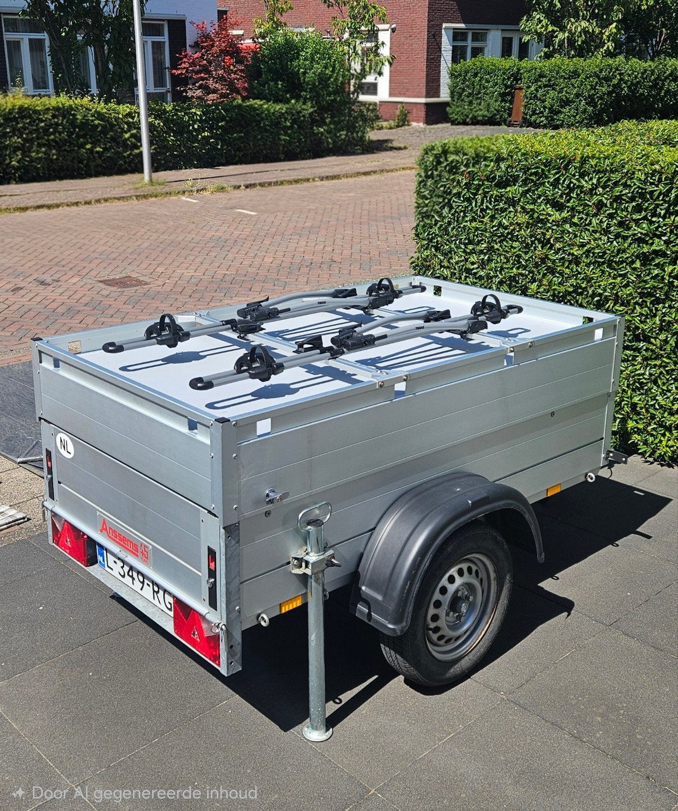 Anssems GT 500 HT 181x102 Bagagewagen met deksel en dragers, Auto diversen, Aanhangers en Bagagewagens, Ophalen, Gebruikt