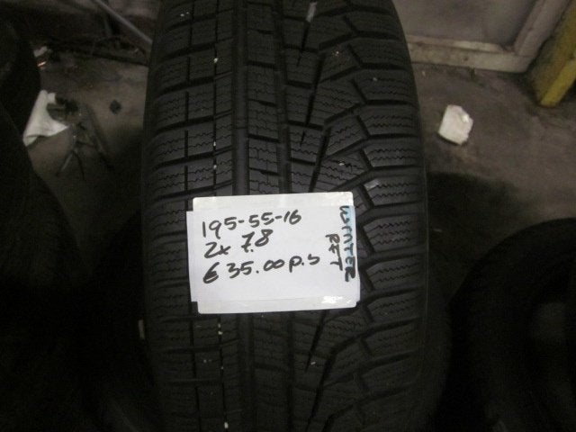 195 55 16 Diverse merken winterbanden, Gebruikt, 16 inch, Band(en), Personenwagen