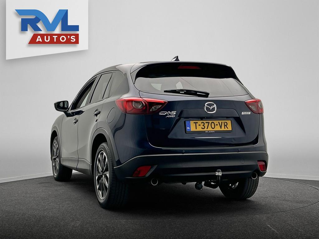 Mazda CX-5 2.5 SkyActiv-G 192 GT-M 4WD | Pano/Dak | Trekhaak, Auto's, Mazda, Automaat, Blauw, 1415 kg, SUV of Terreinwagen