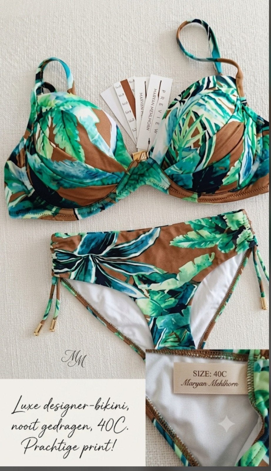 Maryan Mehlhorn Bikini 40C / 40 Broek - Nieuw met kaartjes, Maryan Mehlhorn, Ophalen of Verzenden, Nieuw, Bikini