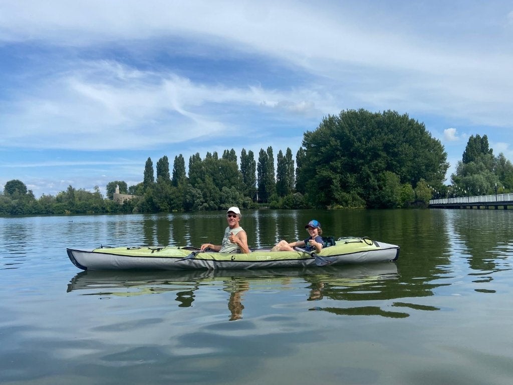 Opblaasbare top-kayak Advanced Elements, Ophalen, Opblaasbaar, Gebruikt, 2-persoons