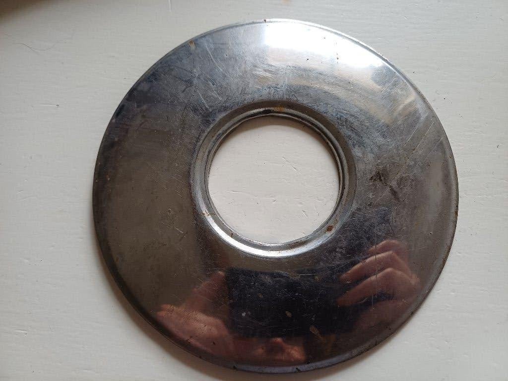 Voor wiel Naafdeksel plaat Chrome, Ophalen of Verzenden, Gebruikt, Overige typen, Overige merken