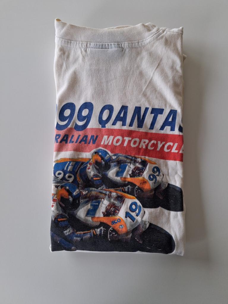 T-Shirt Moto GP 1999 Phillip Island gesigneerd Stoner Caparo, Overige typen, Heren, Onya Bike, Ophalen of Verzenden