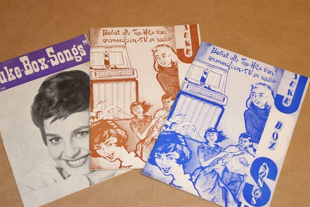3x Juke Box Songs — Vintage Hitboekjes [1960-1961], Boeken, Muziek, Ophalen of Verzenden, Gelezen, Artiest