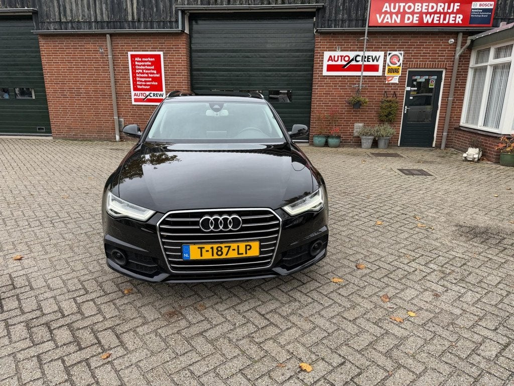 Audi A6 Avant 1.8 TFSI ultra Advance Sport, Auto's, Zwart, Leder, Automatische klimaatregeling, 93 €/maand