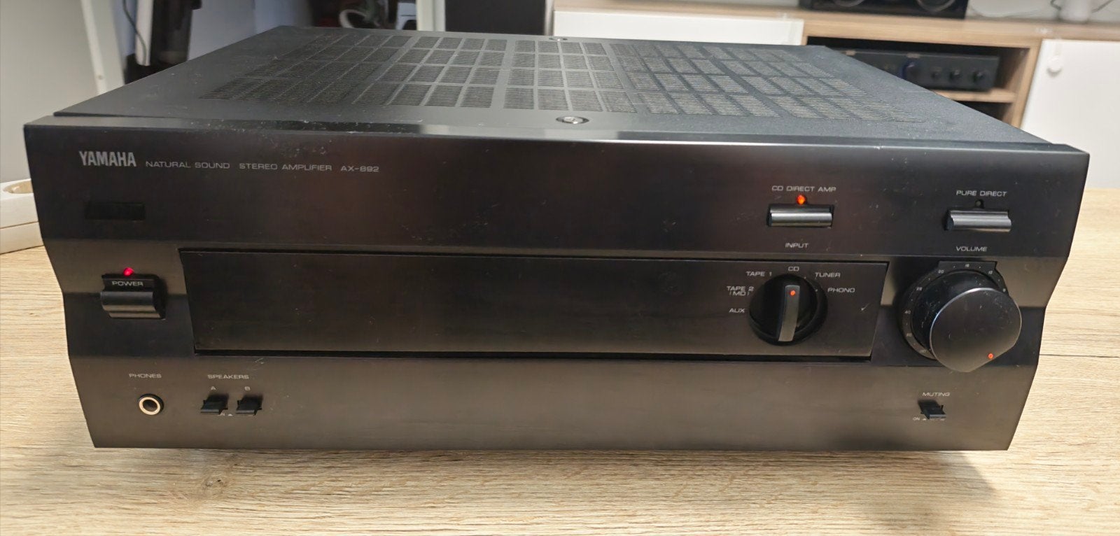 Yamaha AX892 Stereo Versterker met Afstandsbediening, Audio, Tv en Foto, Versterkers en Receivers, Gebruikt, Yamaha, Ophalen of Verzenden