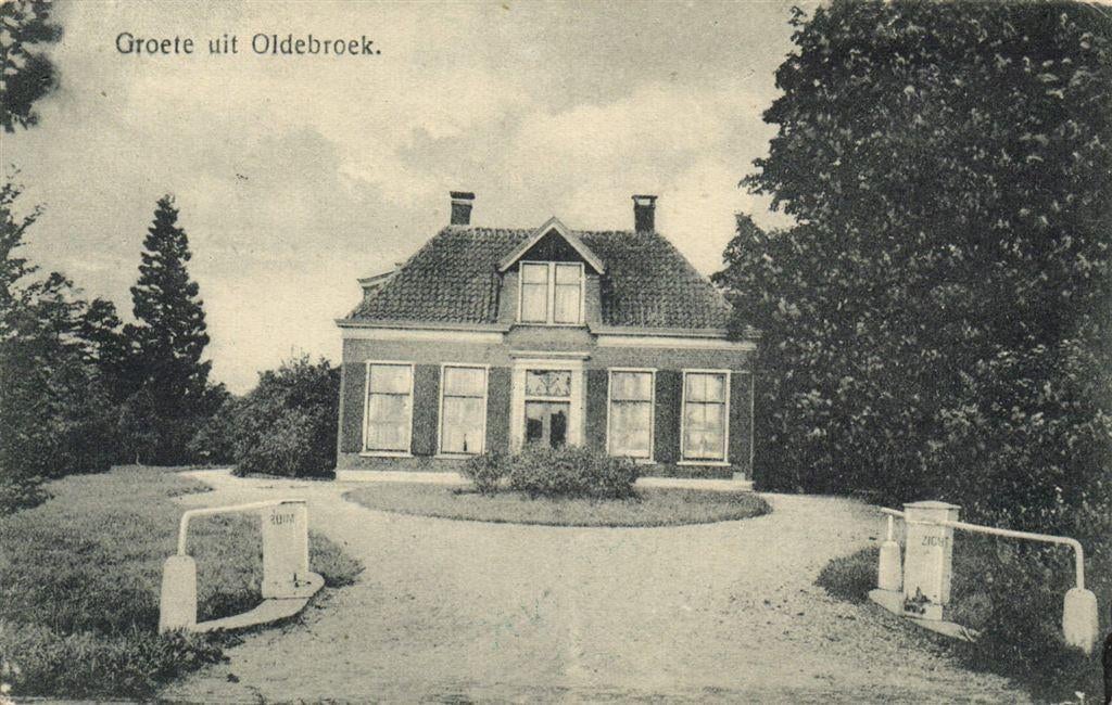 Groete uit Oldebroek. - Ruimzicht - 1927 gelopen, Verzamelen, Ansichtkaarten | Nederland, Verzenden, Voor 1920, Gelopen, Noord-Brabant