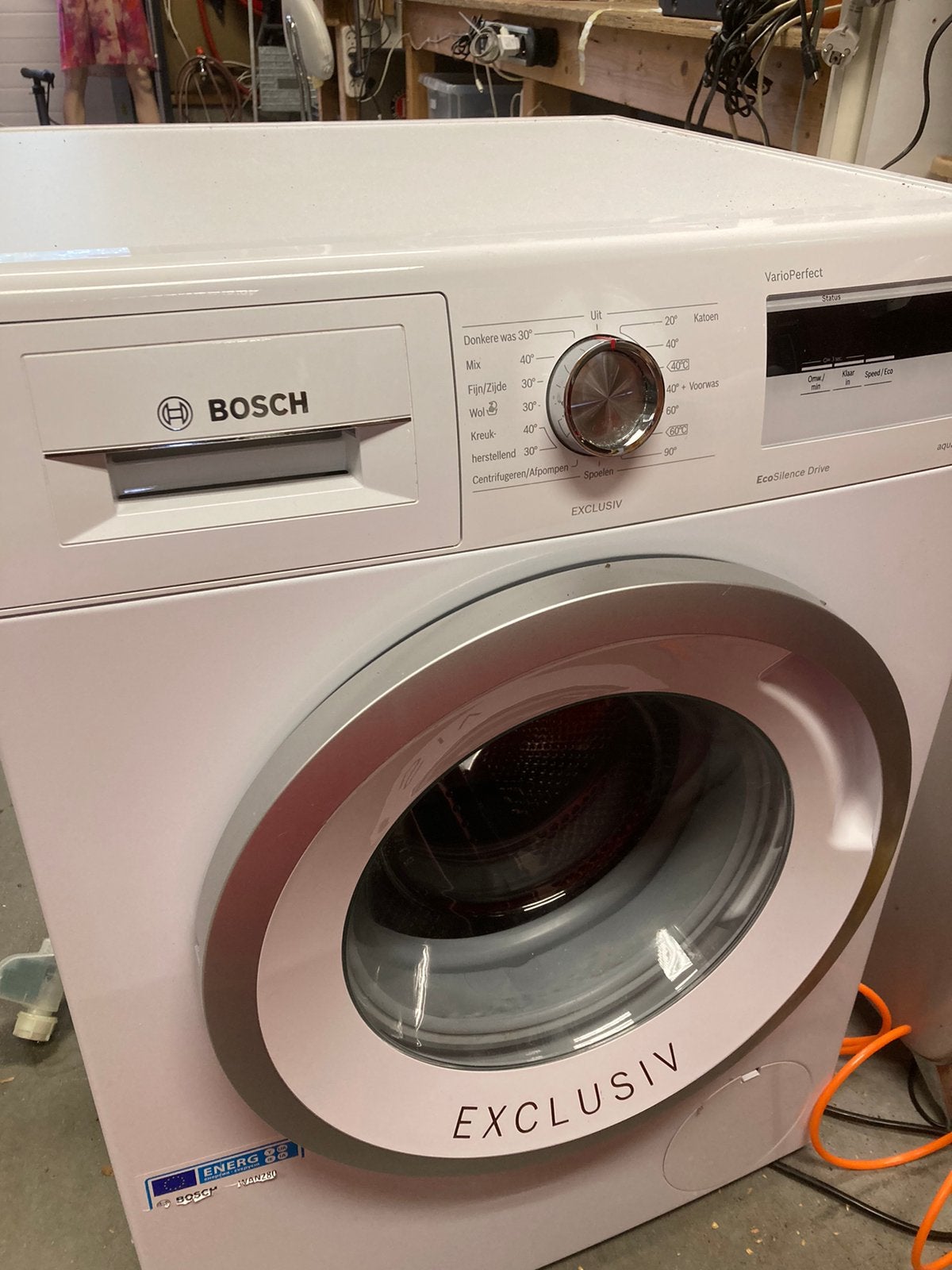 Wasmachine Bosch Exclusiv Serie 4, Ophalen, 1200 tot 1600 toeren, Gebruikt, Minder dan 85 cm