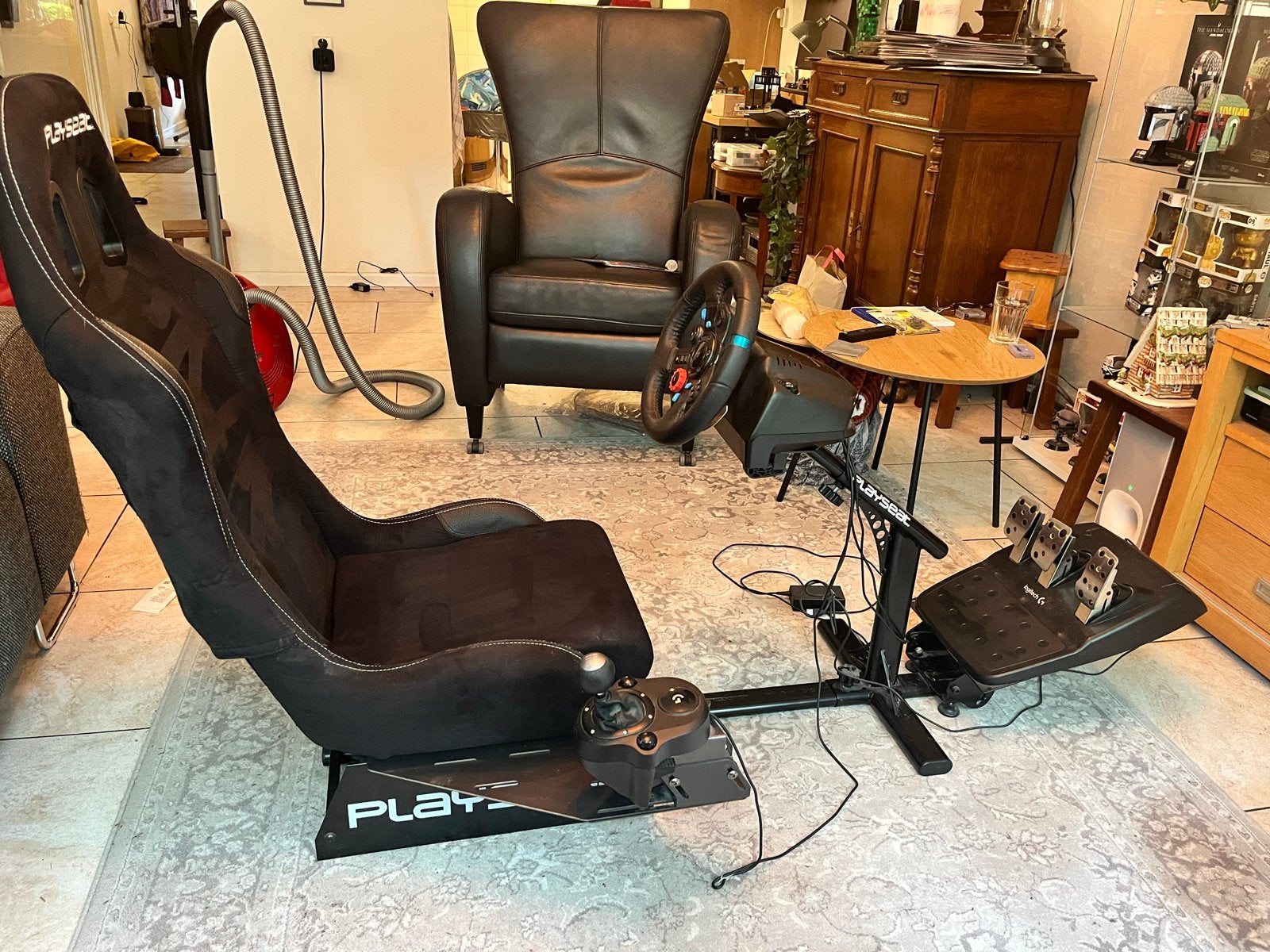 Playseat evolution alcantara + logitech G29 + shifter, Ophalen, Racestoel, PlayStation, Zo goed als nieuw