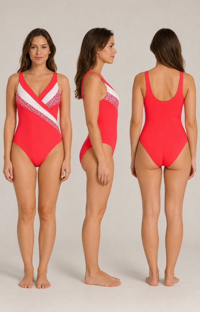 Nieuw Power Flower badpak rood – maat 38/M – met kaartje, Nieuw, Badpak, Ophalen of Verzenden, Power Flower
