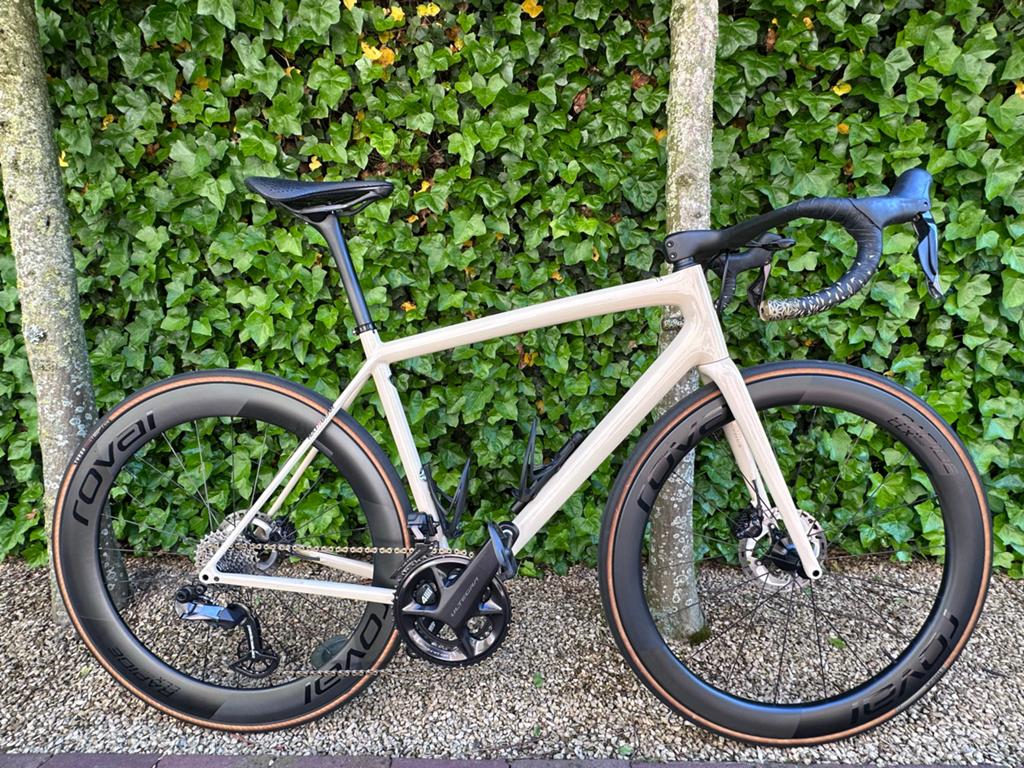 Specialized Aethos S-Works 2023 met Roval Rapide CLX wielen, Meer dan 20 versnellingen, Schijfrem, 53 tot 57 cm, Ophalen