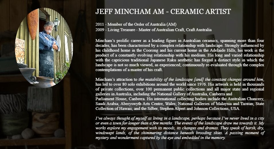 Jeff Micham - keramiek vaas / object, Ophalen of Verzenden