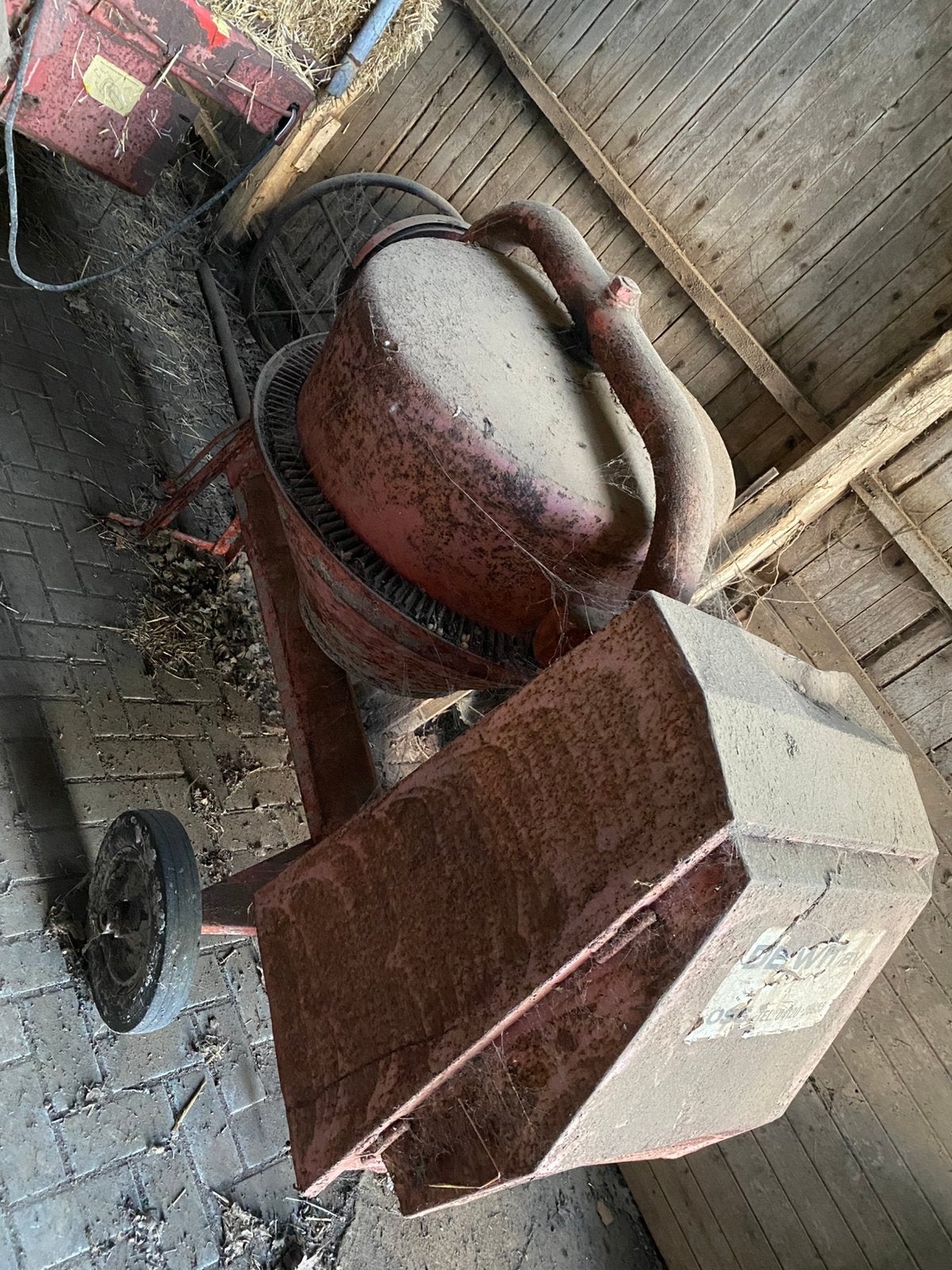 betonmolen, Doe-het-zelf en Verbouw, Betonmolens, Ophalen, Gebruikt