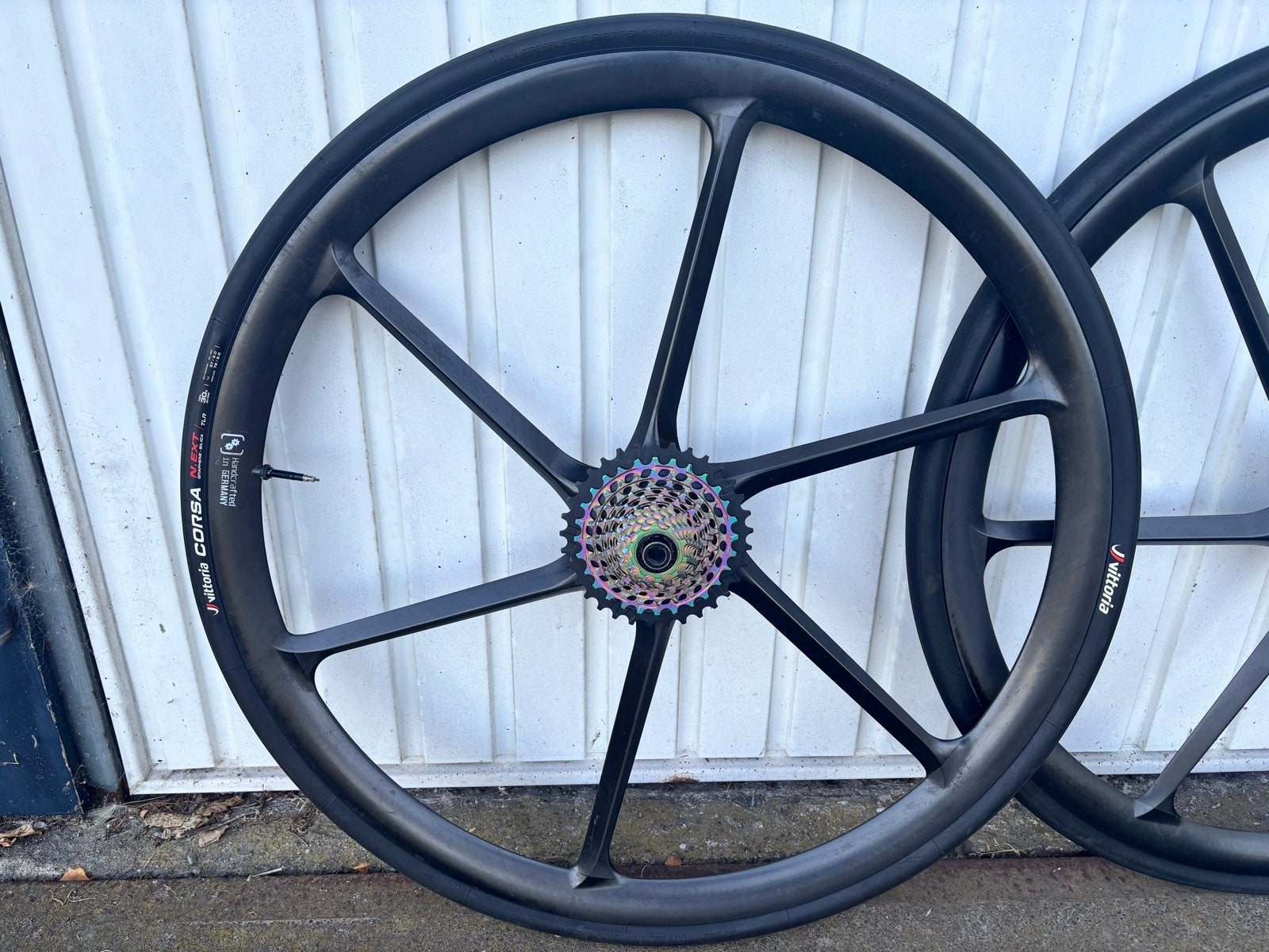 Bike ahead Composites BiTurbo + Vittoria Corsa Banden, Fietsen en Brommers, Fietsonderdelen, Gebruikt, Racefiets, Carbon, Ophalen