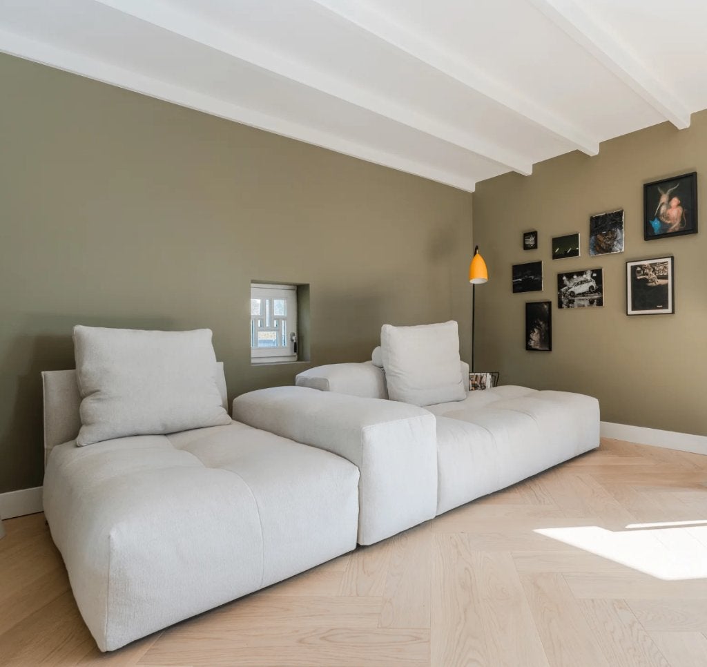 Design Bank - Saba Pixel Sofa, Ophalen, 250 tot 300 cm, 125 tot 150 cm, Rechte bank
