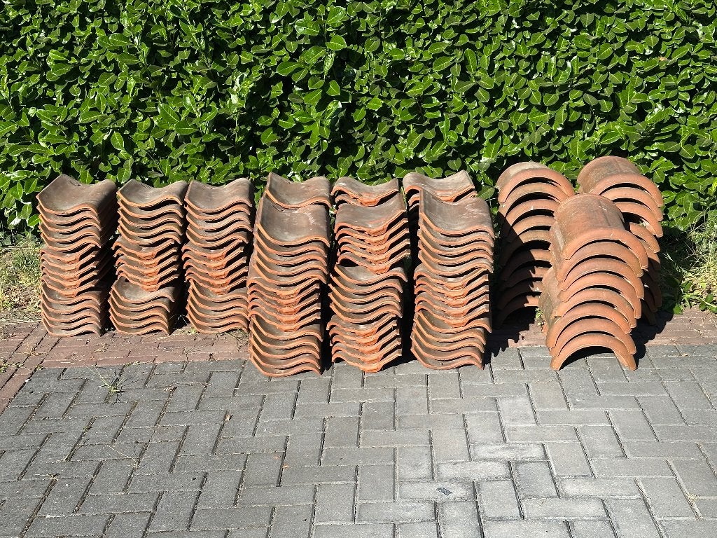Dakpannen, Doe-het-zelf en Verbouw, Dakpannen en Dakbedekking, Ophalen, Gebruikt, Steen of Klei, 5 tot 10 m²
