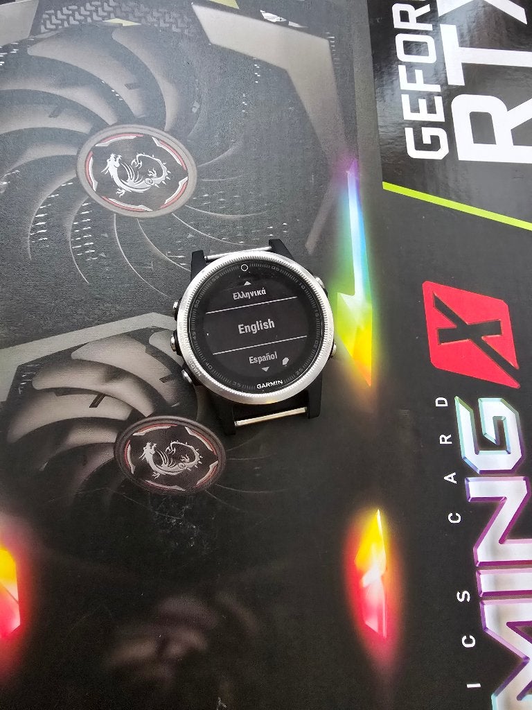 Garmin fenix 5s, Ophalen of Verzenden, Gebruikt, Zwart, Android