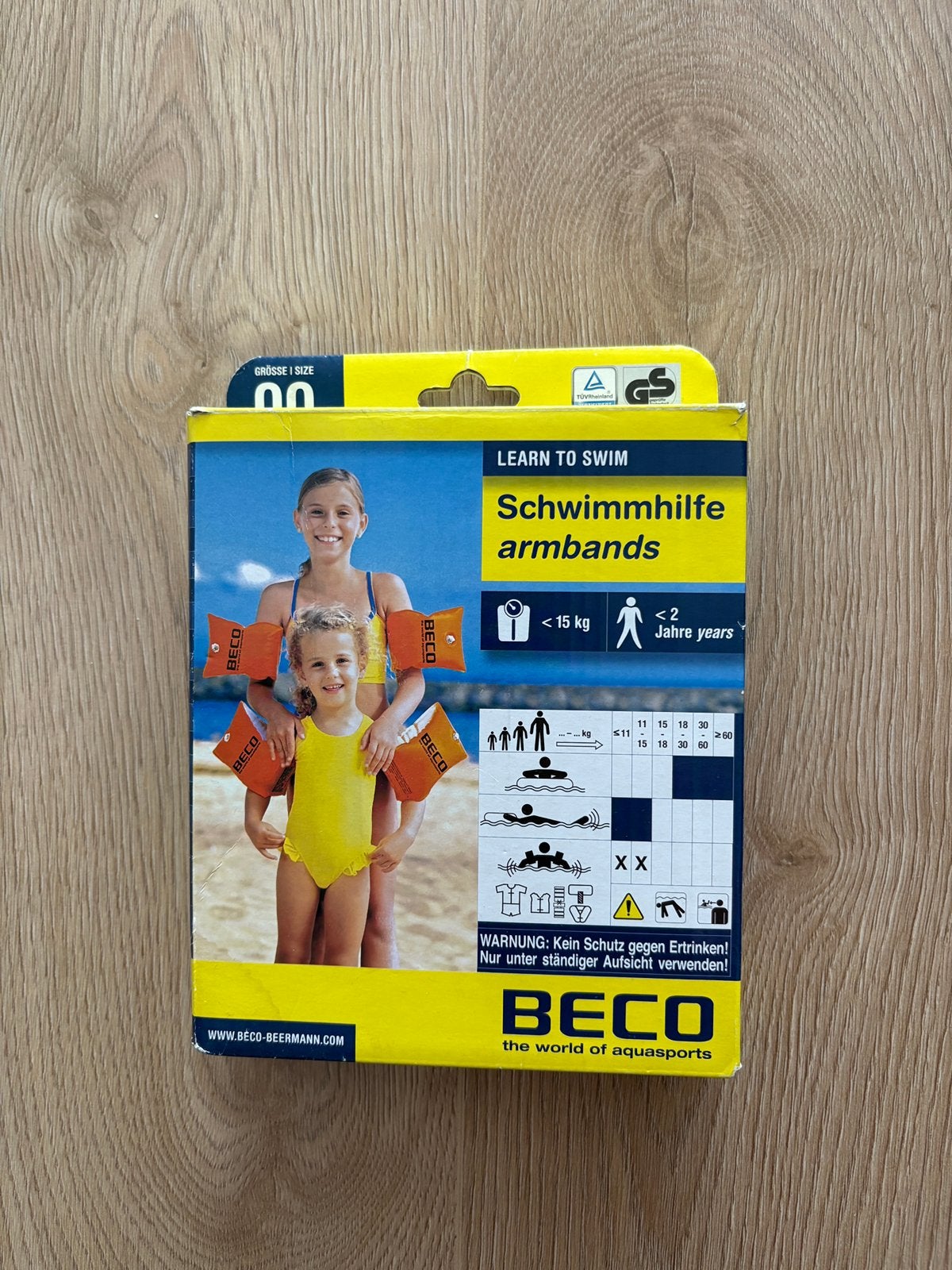 Beco zwembanjes maat 00 tot 15kg, Ophalen of Verzenden, Zo goed als nieuw