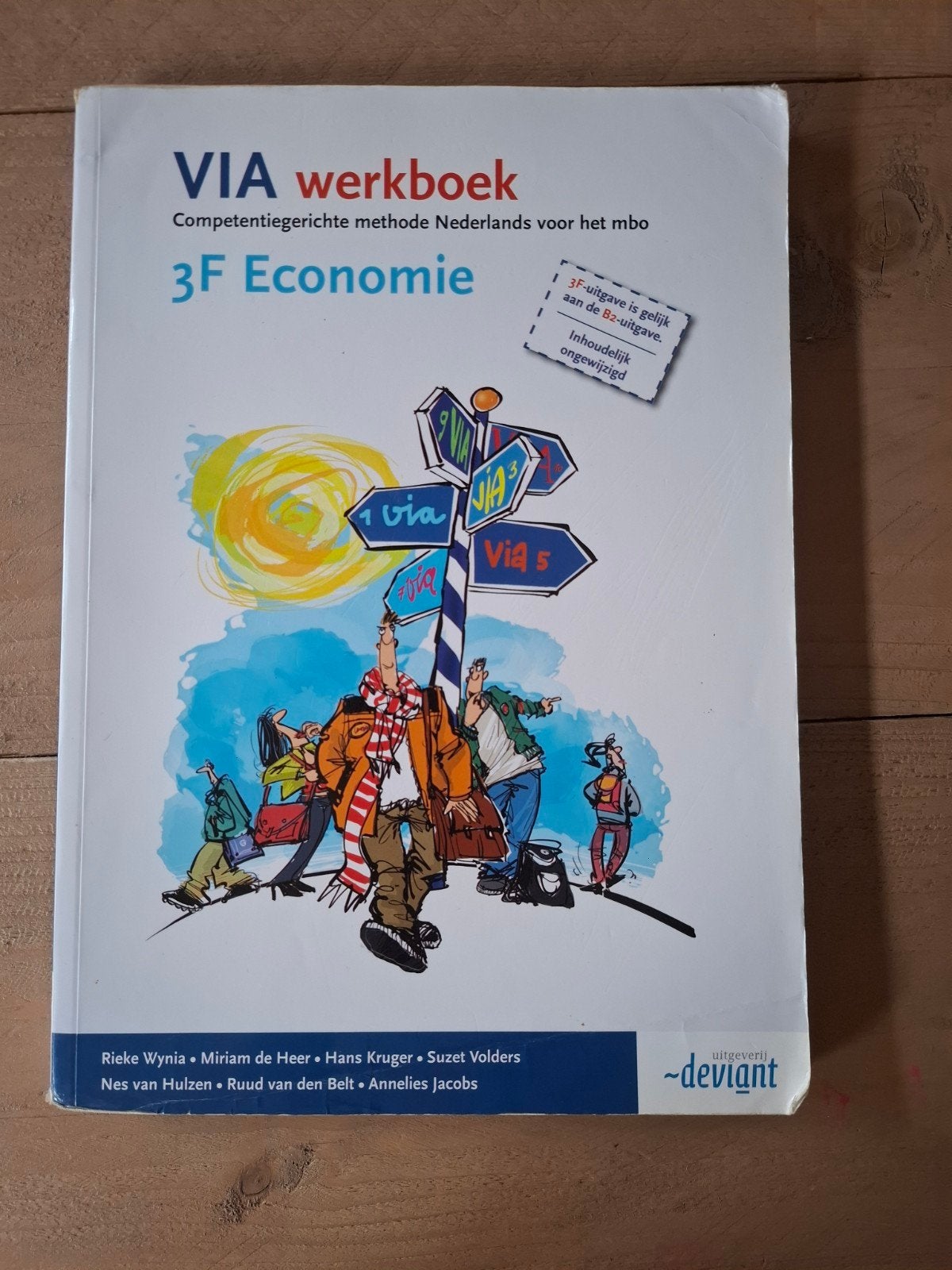 VIA werkboek 3F Economie Nederlands voor het mbo, Ophalen of Verzenden, Zo goed als nieuw, MBO, Gamma