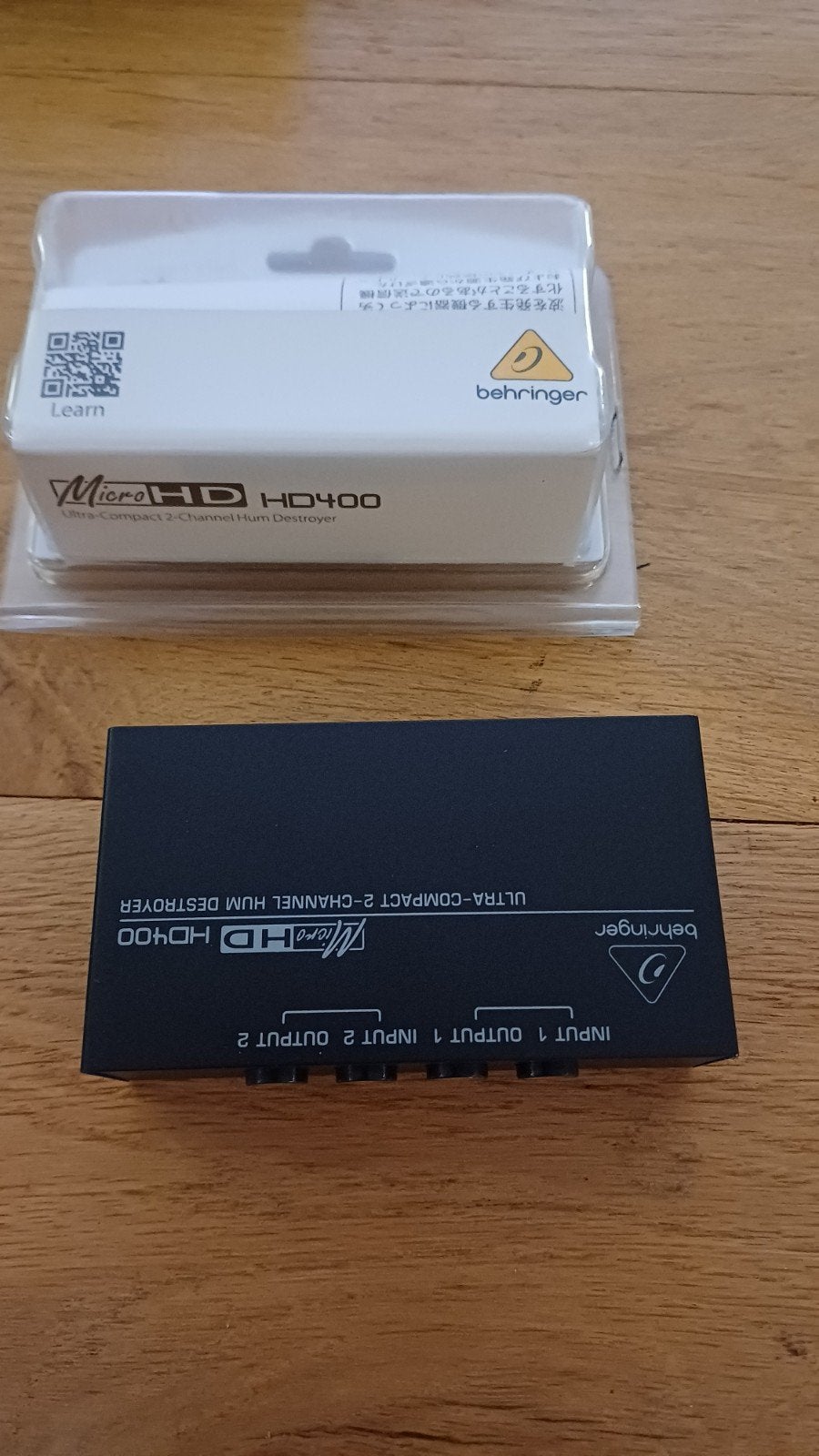 Nieuwe Behringer HD400 Ultra-Compact 2-Kanaals Hum Destroyer, Muziek en Instrumenten, Effecten, Nieuw, Overige typen, Ophalen of Verzenden